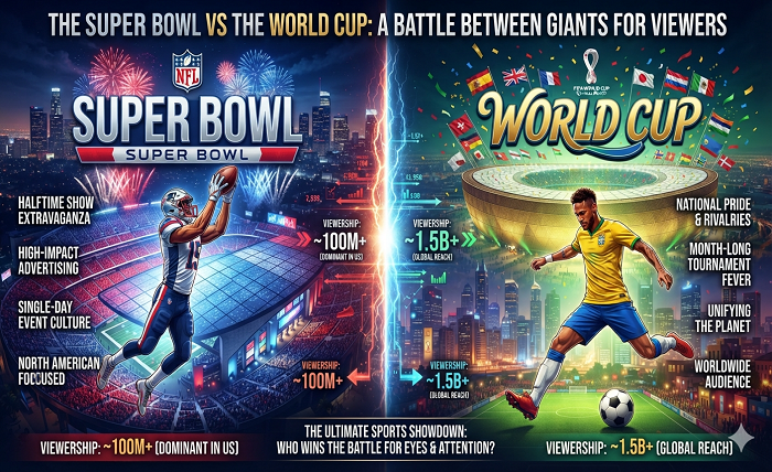 Super Bowl vs the World Cup