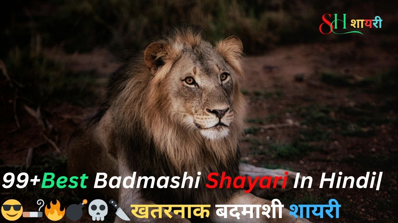 99+Best Badmashi Shayari In Hindi|😎🚬🔥💣💀🔪खतरनाक बदमाशी शायरी हिंदी