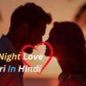 115+Best Good Night Love Shayari In Hindi| खूबसूरत गुड नाइट लव शायरी